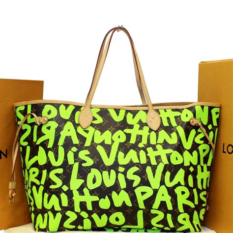 neon green louis vuitton print|Louis Vuitton monogram bag.